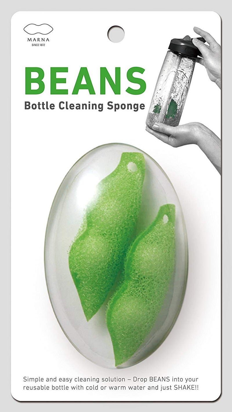 IPPINKA Beans-Shaped Bottle Cleaning Sponge (Set of 2) - Image 2